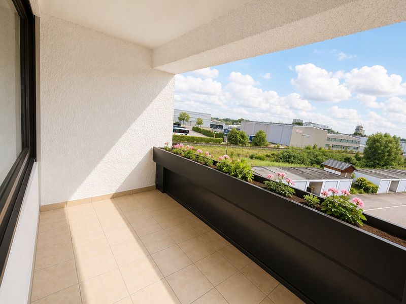 Freundliche, helle 3-ZKB mit Einbauküche und Balkon in Aichach!